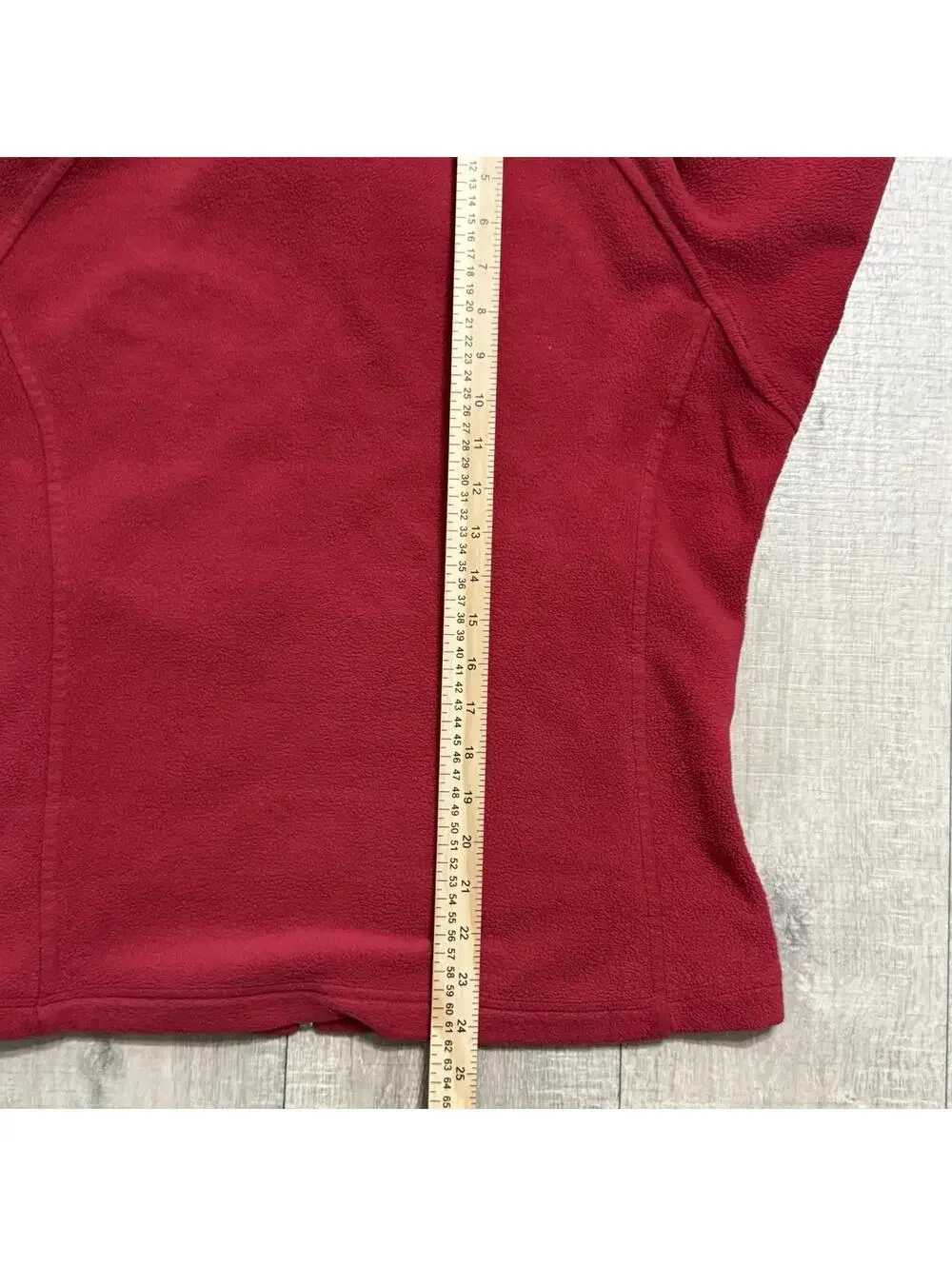 Columbia Benton Springs Full Zip Fleece Jacket Red Pink Womens Medium - Picture 9 of 10